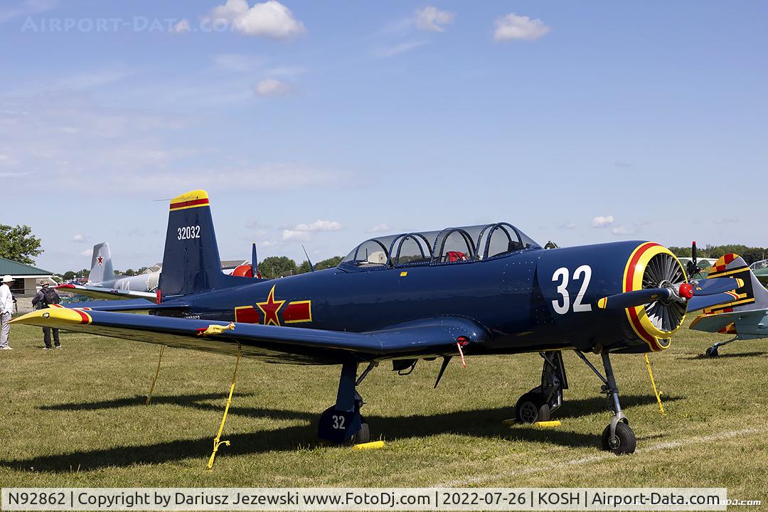 N92862, 1965 Nanchang CJ-6 C/N 1232032, Nanchang CJ-6  C/N 1232032, NX92862