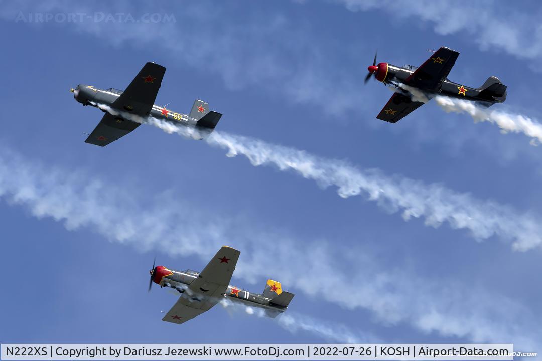 N222XS, 2003 Yakovlev (Aerostar) Yak-52TW C/N 0312502, Formation of trainers