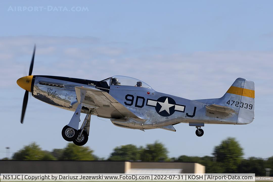 N51JC, 1944 North American P-51D Mustang C/N 122-38798, North American P-51D Mustang 