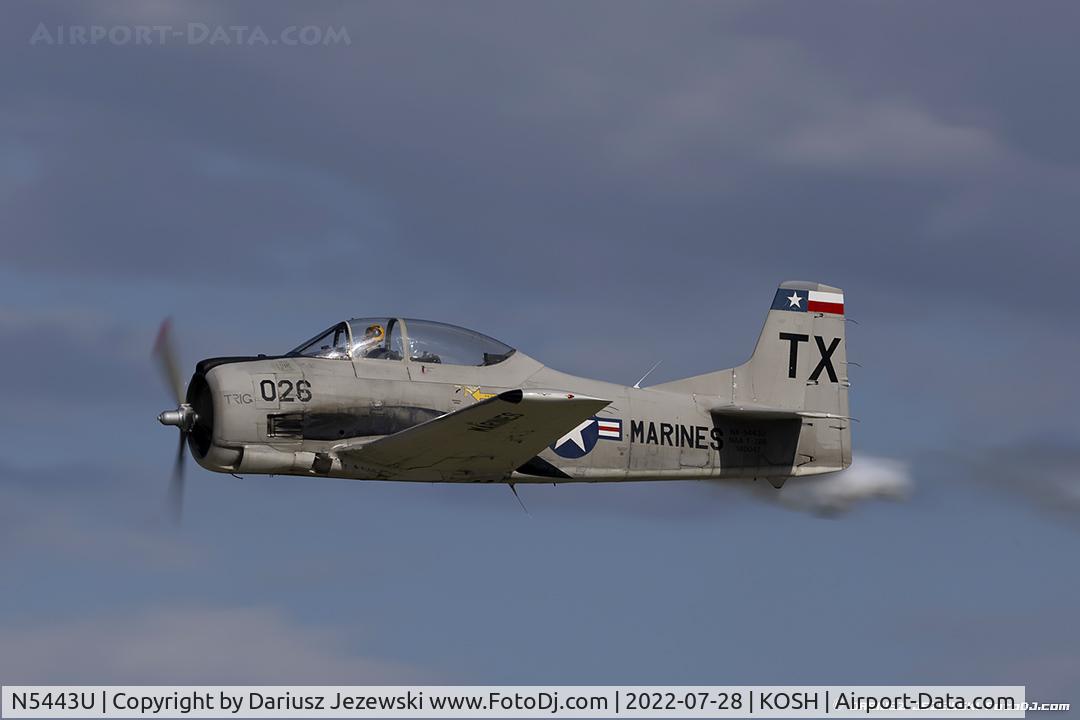 N5443U, North American T-28B Trojan C/N 219-46, North American T-28B Trojan  C/N 219-46 (140047), NX5443U