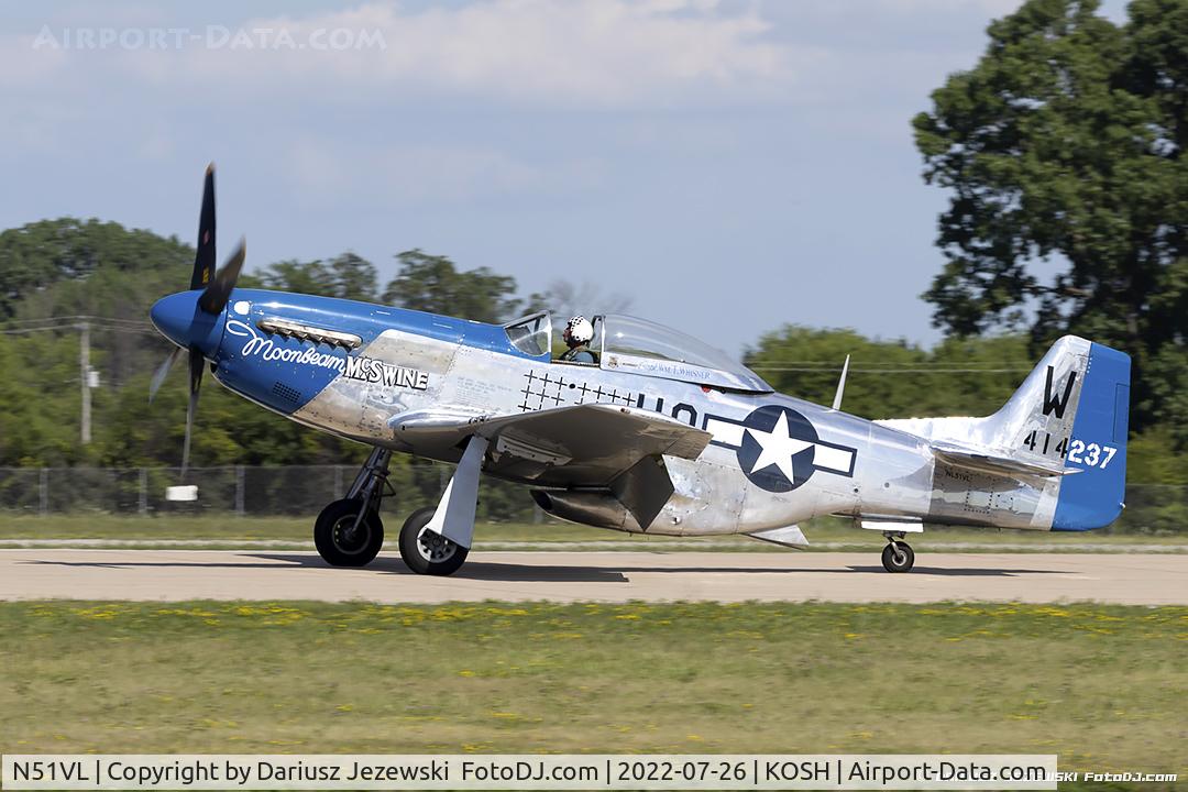 N51VL, 1944 North American F-51D Mustang C/N 122-40196, North American F-51D Mustang 
