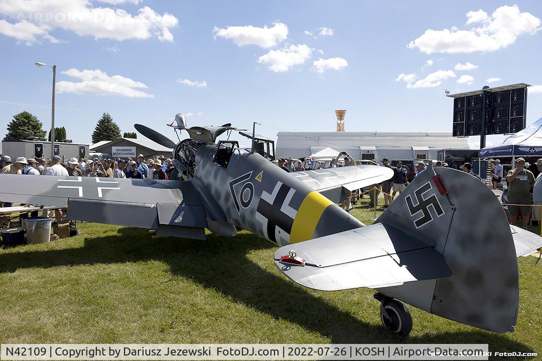 N42109, 1943 Messerschmitt Bf-109G-6 C/N 410077, Messerschmitt BF 109G-6  C/N 410077, NX42109