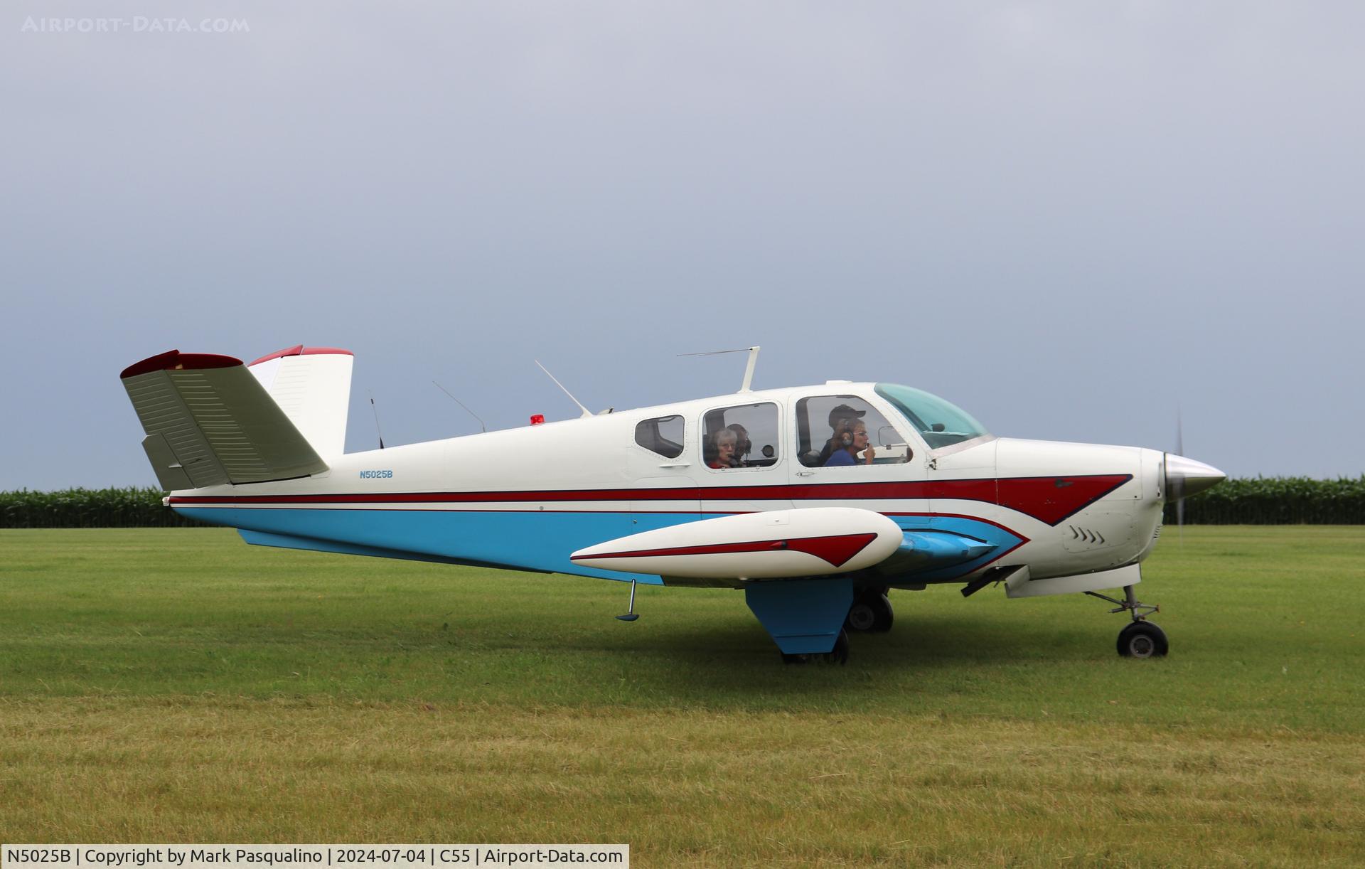 N5025B, 1957 Beech H35 Bonanza C/N D-5003, Beech H35