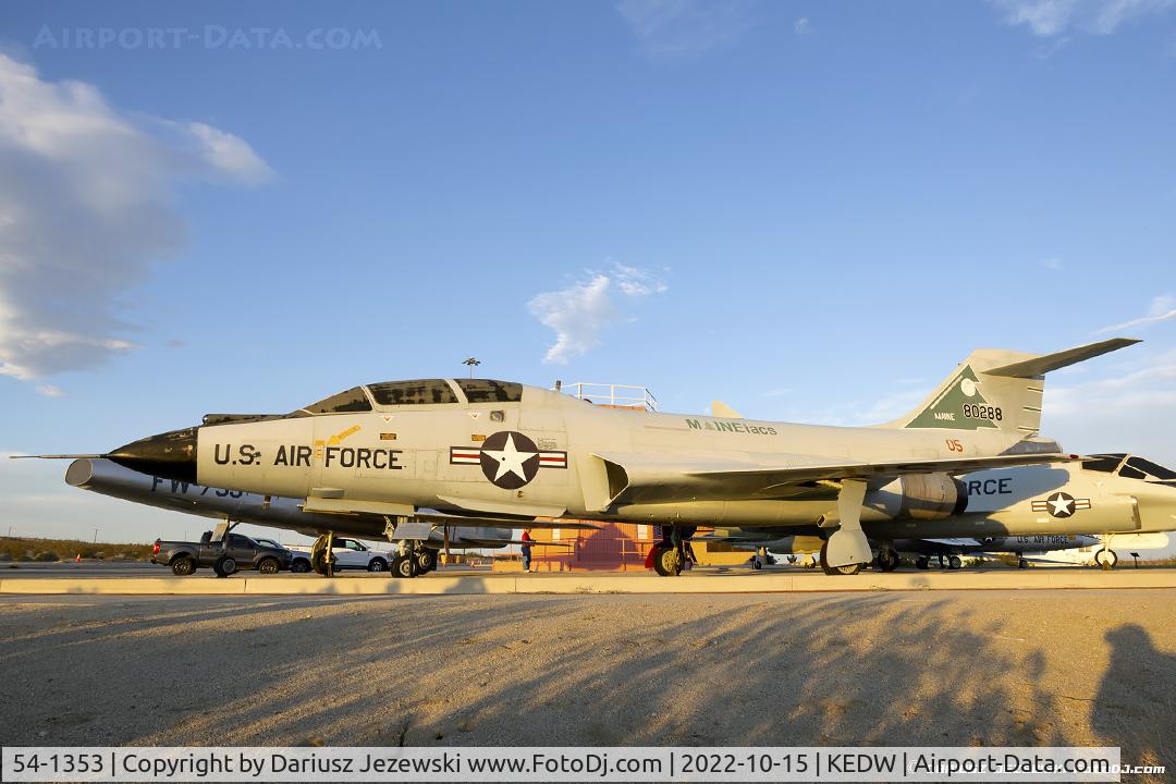 54-1353, 1954 Convair TF-102A Delta Dagger C/N 8-12-3, Convair TF-102A Delta Dagger - AF Flight Test Center Museum