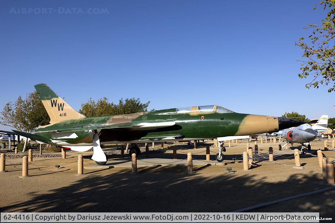 62-4416, 1962 Republic F-105G Thunderchief C/N F5, Republic F-105G Thunderchief 62-4416 - AF Flight Test Center Museum