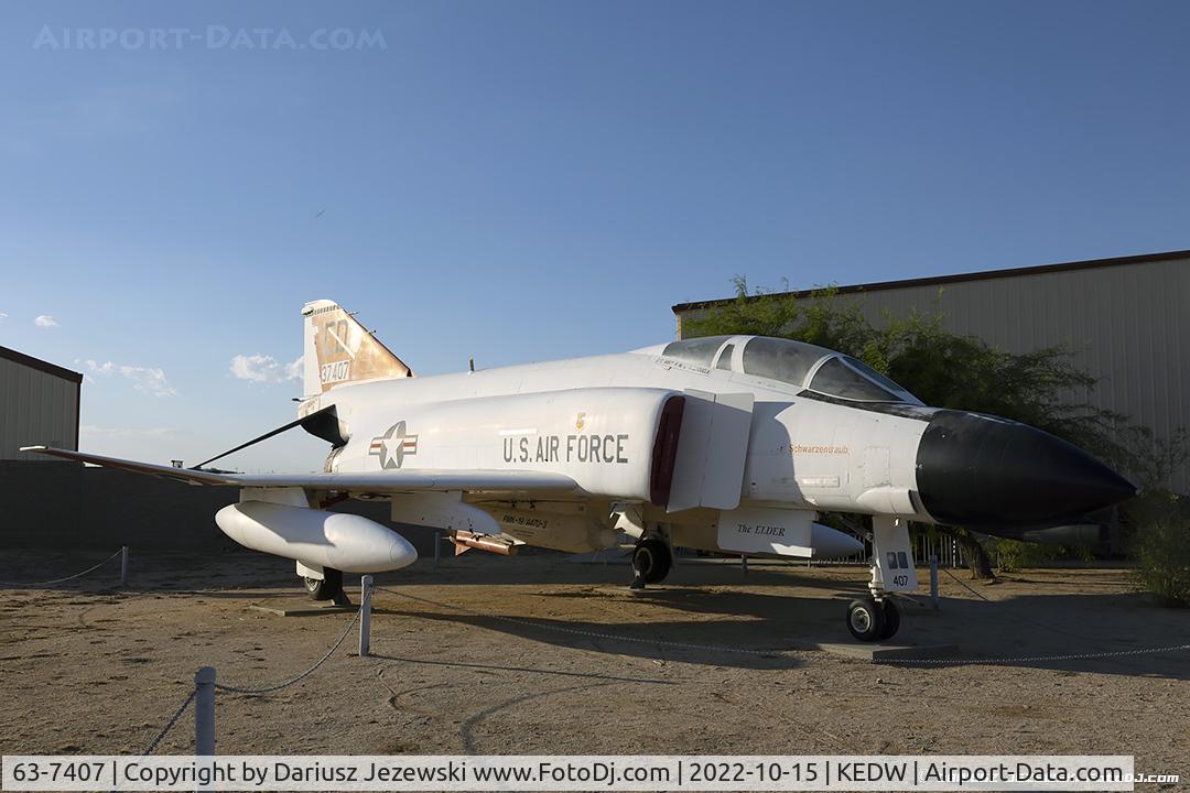 63-7407, 1963 McDonnell F-4C Phantom C/N 311, McDonnell NF-4C Phantom C/N 311 63-7407 - AF Flight Test Center Museum