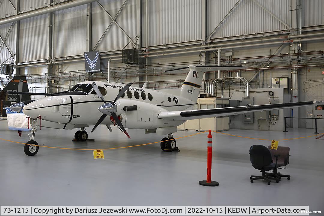 73-1215, 1973 Beech C-12C Huron C/N BD-11, C-12C Huron 73-1215  from 418th FLTS 412th TW Edwards AFB, CA