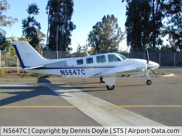 N5647C, 1989 Beech 58 Baron C/N TH-1574, 1989 Beech Baron