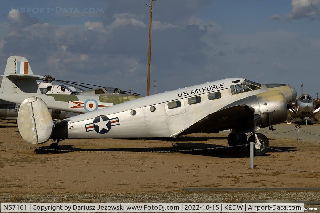 N57161, Beech UC-45J Expeditor C/N 67161, Beech SNB-2 Navigator BuNo 67161 (painted as 408823) , N57161 - AF Flight Test Center Museum