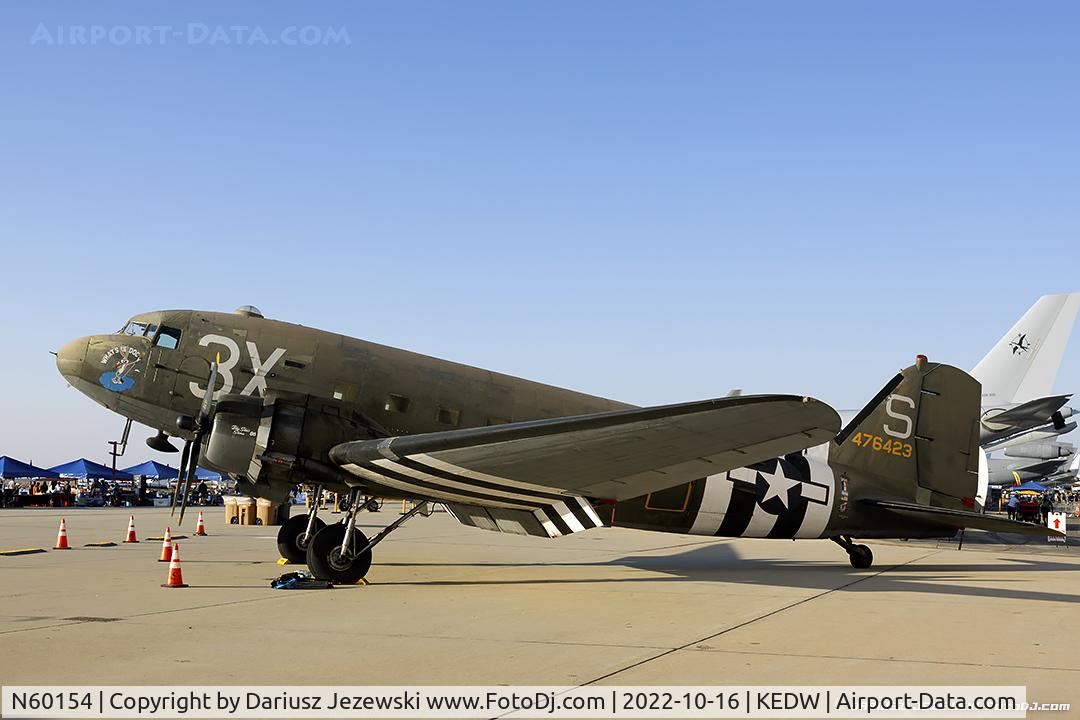N60154, 1943 Douglas C-47B-25-DK Skytrain (Dakota III) C/N 16007/32755, Douglas DC-3C-R-1830-90C  