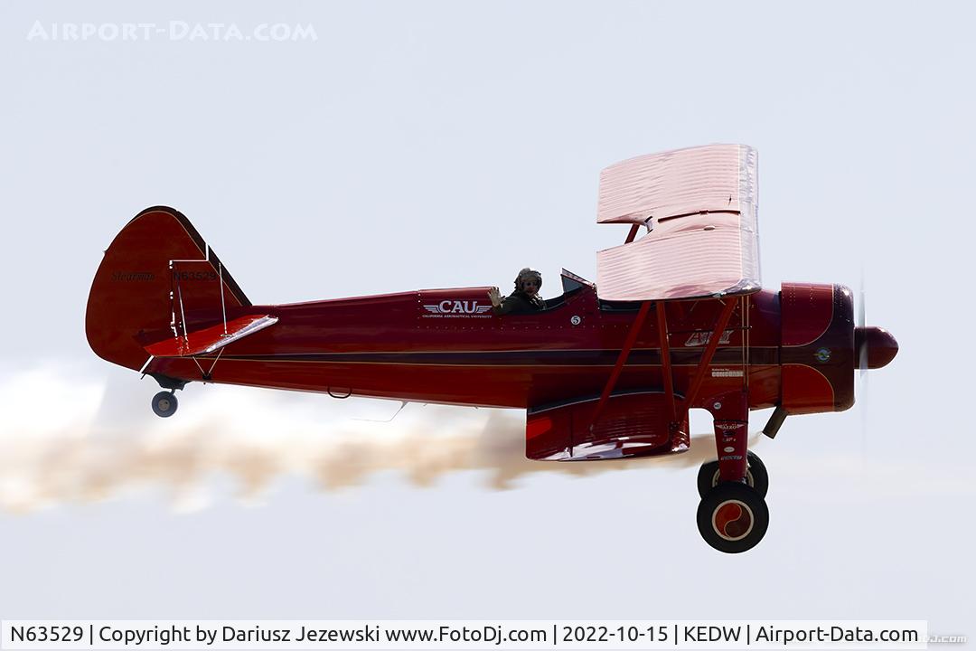 N63529, 1940 Boeing A75N1(PT17) C/N 75-338, Boeing A75N1 (PT-17) Stearman  C/N 75-338, N63529