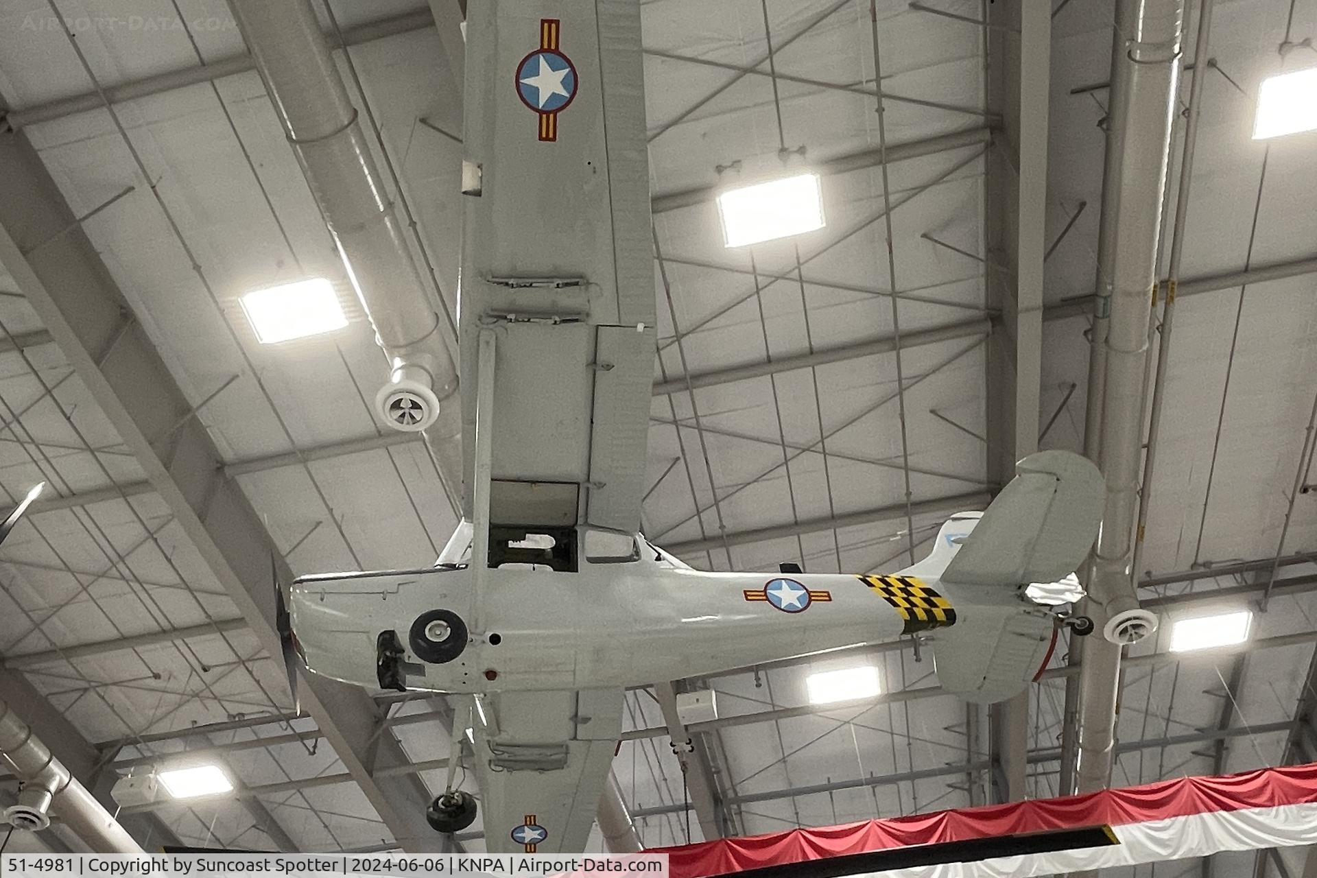 51-4981, 1966 Cessna O-1G C/N 21881, An US Air Force O-1 Bird Dog on display at the National Naval Aviation Museum