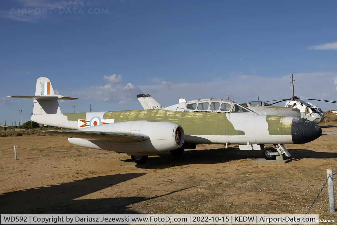 WD592, 1951 Gloster Meteor NF.11 C/N Not found N94749, Gloster Meteor NF11 WD592 - AF Flight Test Center Museum