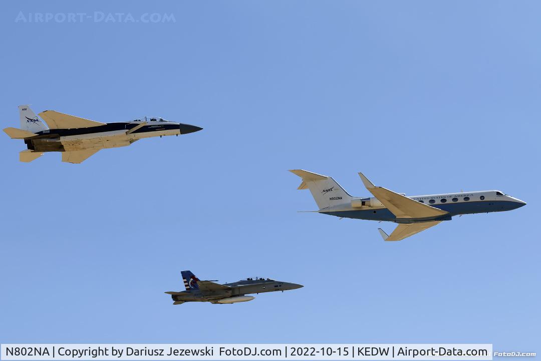 N802NA, Vought F-8C Crusader Crusader C/N 373, NASA Gulfstream Aerospace C-20A  C/N 83-0502, N802NA