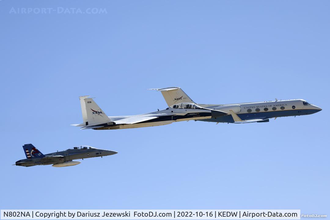 N802NA, Vought F-8C Crusader Crusader C/N 373, NASA Gulfstream Aerospace C-20A  C/N 83-0502, N802NA