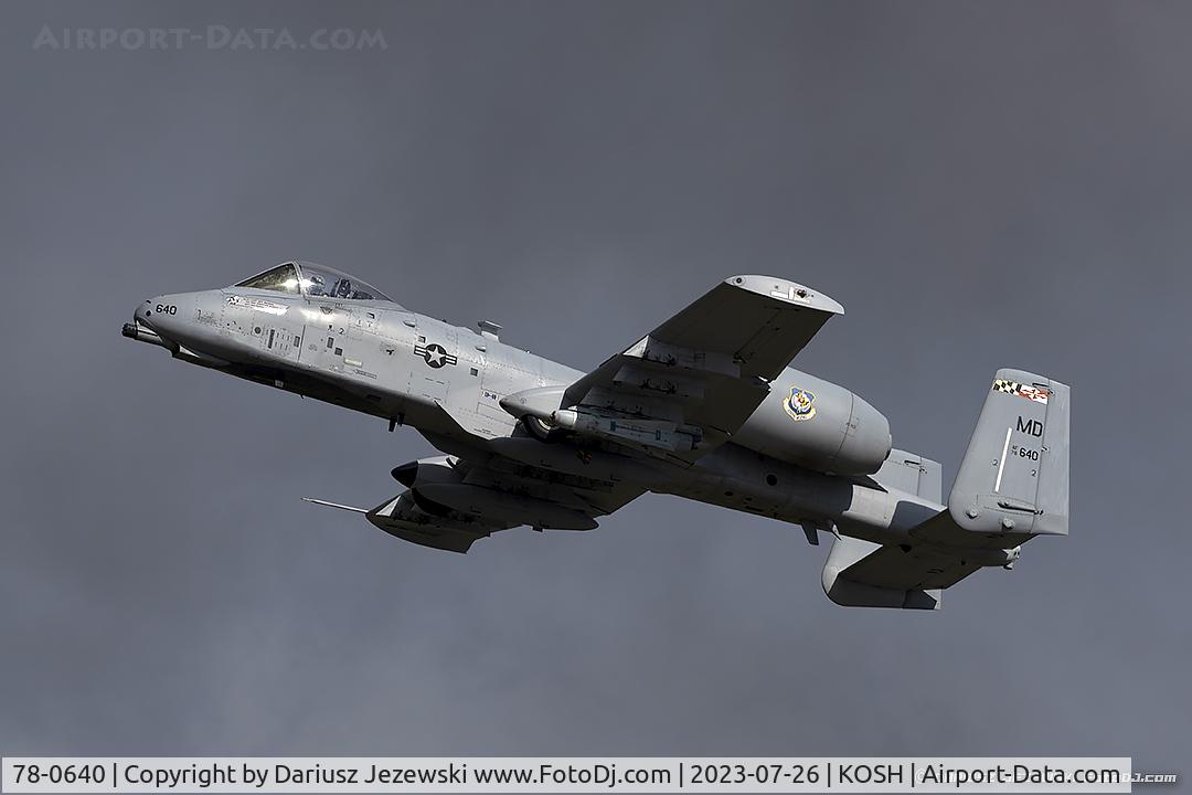 78-0640, 1978 Fairchild Republic A-10C Thunderbolt II C/N A10-0260, A-10C Thunderbolt II 78-0640 MD from 104th FS 175th WG Martin State Airport, MD
