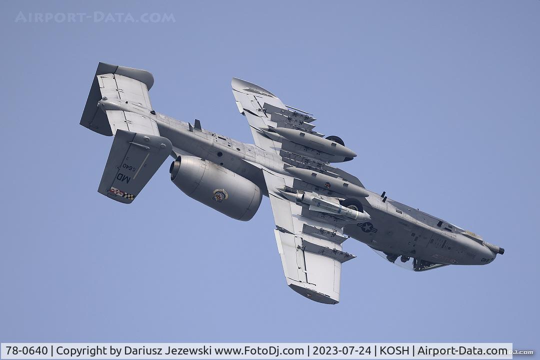 78-0640, 1978 Fairchild Republic A-10C Thunderbolt II C/N A10-0260, A-10C Thunderbolt II 78-0640 MD from 104th FS 175th WG Martin State Airport, MD