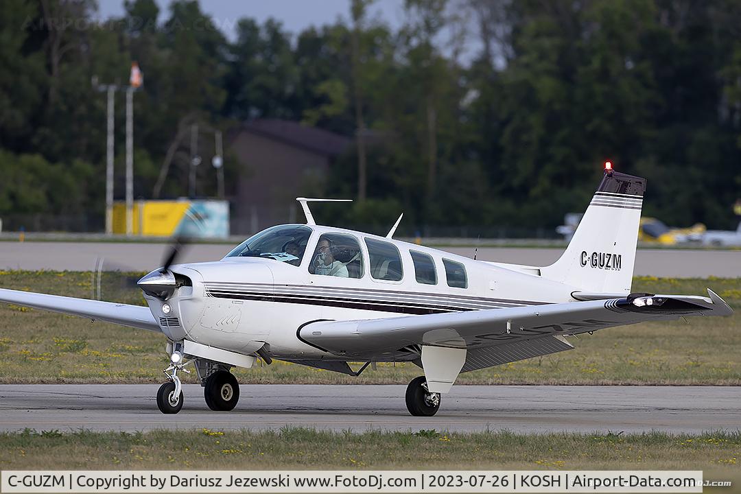 C-GUZM, 1977 Beech A36 Bonanza 36 C/N E-1109, Beech A36  Bonanza 36  C/N E-1109, C-GUZM