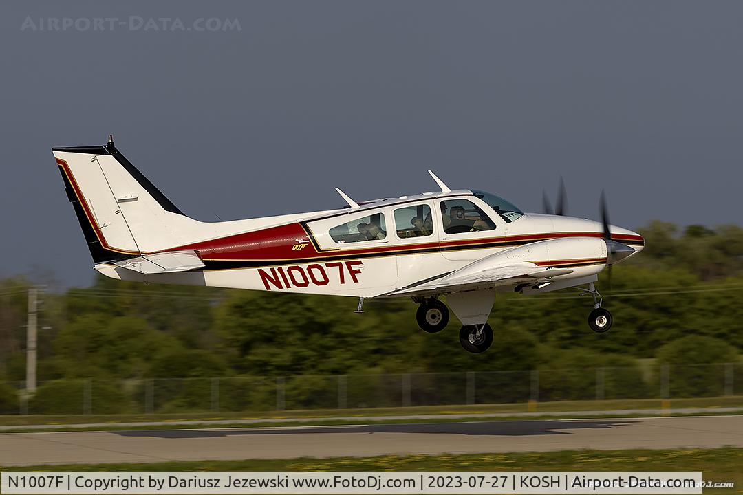 N1007F, 1968 Beech 95-B55 (T42A) Baron C/N TC-1163, Beech 95-B55 Baron  C/N TC-1163, N1007F