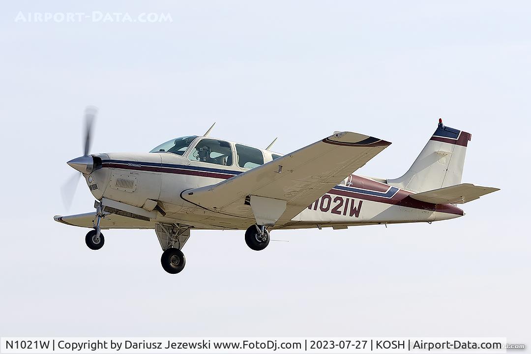 N1021W, 1973 Beech A36 Bonanza 36 C/N E-401, Beech A36 Bonanza  C/N E-401, N1021W