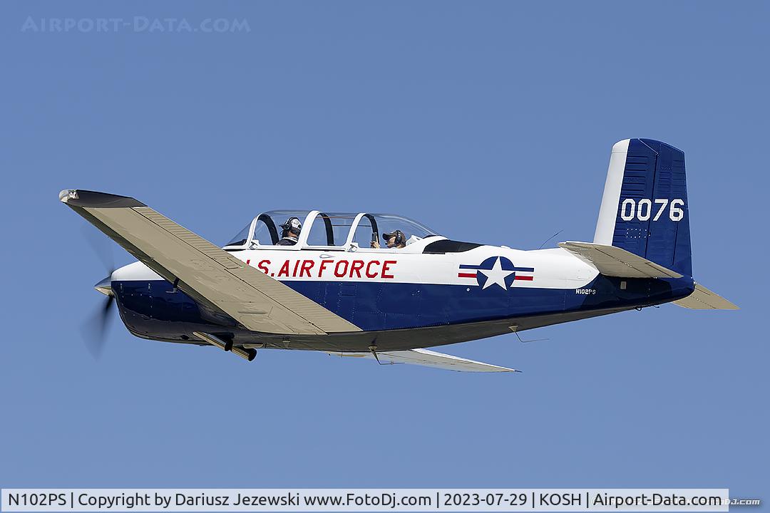 N102PS, 1953 Beech T-34A (A45) Mentor Mentor C/N G-76, Beech A45 (T-34A) Mentor  C/N G-76, N102PS