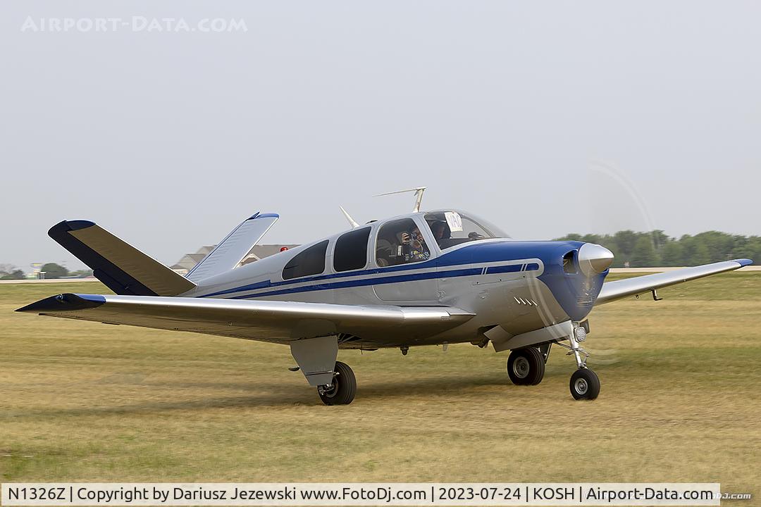 N1326Z, 1961 Beech N35 Bonanza C/N D-6760, Beech N35 Bonanza  C/N D-6760, N1326Z