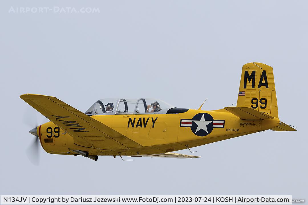 N134JV, 1957 Beech D-45 Mentor C/N BG-345DC, Beech D45 (T-34B) Mentor  C/N BG-345DC, N134JV