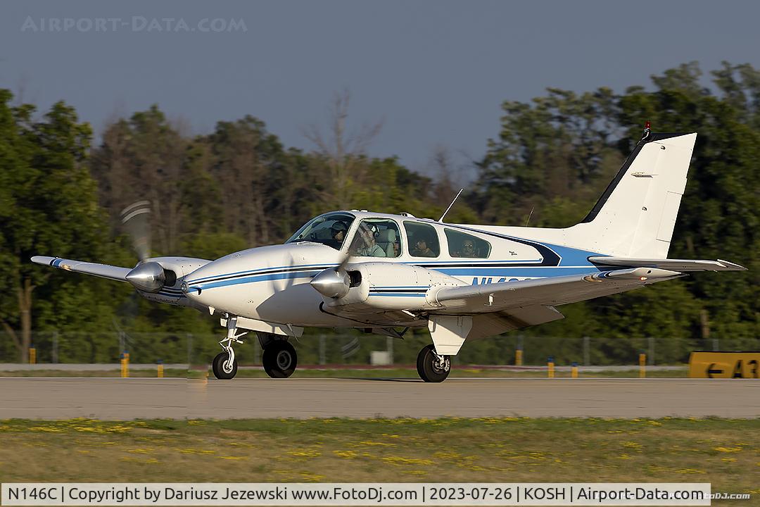 N146C, 1964 Beech 95-B55 Baron Baron C/N TC-599, Beech 95-B55 Baron (T42A)  C/N TC-599, N146C