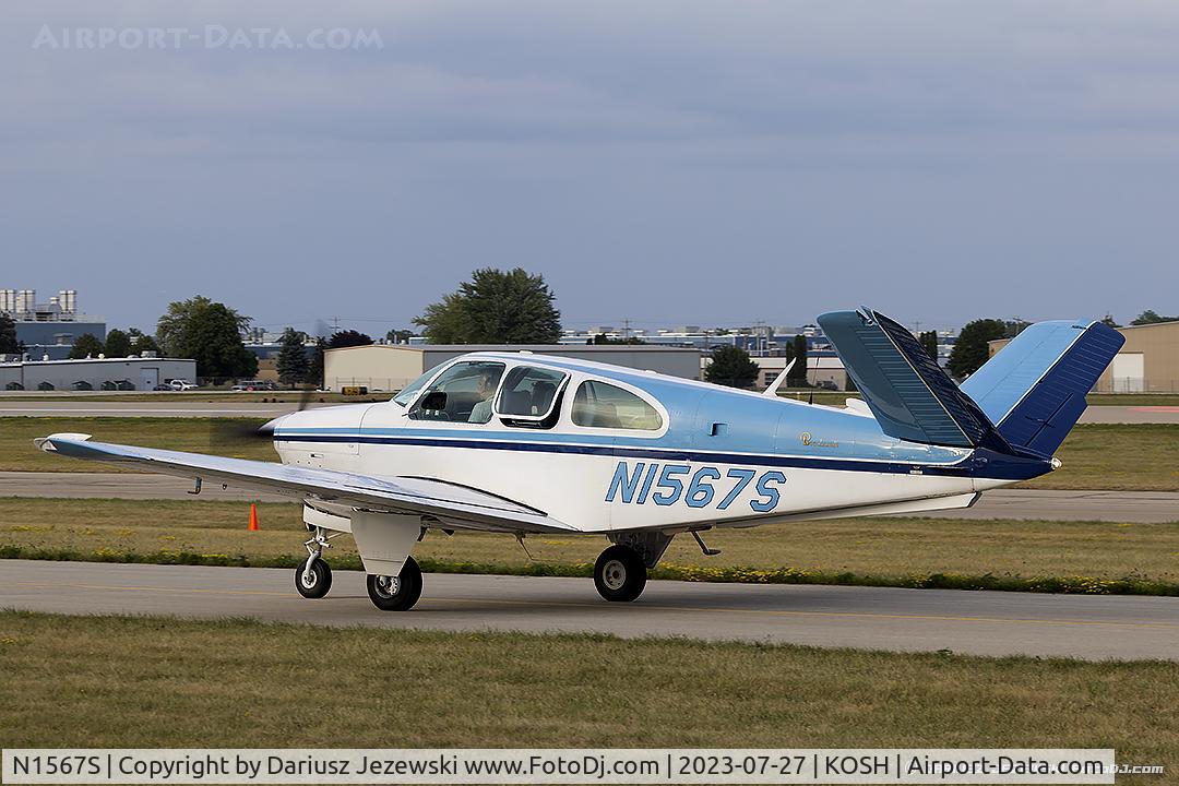 N1567S, 1962 Beech P35 Bonanza C/N D-6993, Beech P35 Bonanza  C/N D-6993, N1567S
