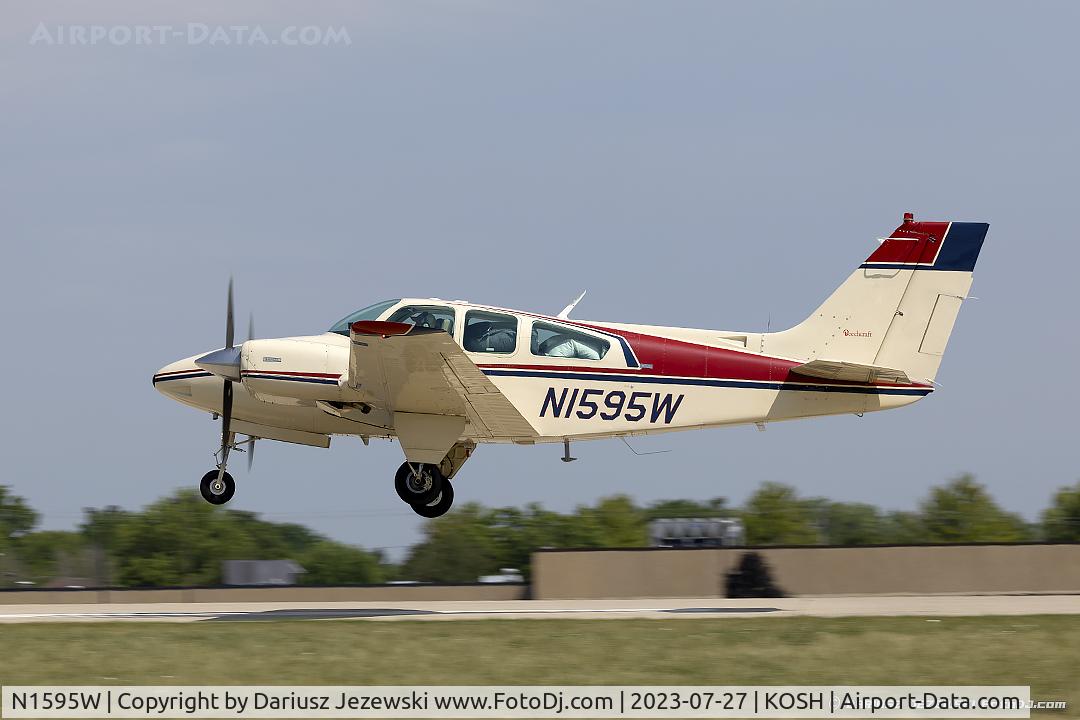 N1595W, 1972 Beech 95-B55 (T42A) Baron C/N TC-1448, Beech 95-B55 Baron (T42A)  C/N TC-1448, N1595W