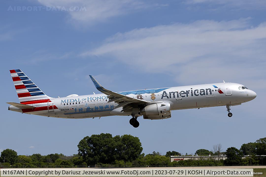 N167AN, 2016 Airbus A321-231 C/N 7013, Airbus A321-231(WL) - American Airlines  C/N 7013, N167AN