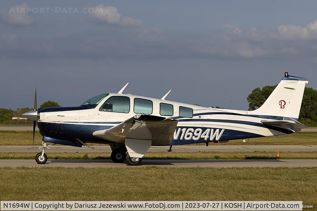 N1694W, 1972 Beech A36 Bonanza 36 C/N E-363, Beech A36 Bonanza  C/N E-363, N1694W