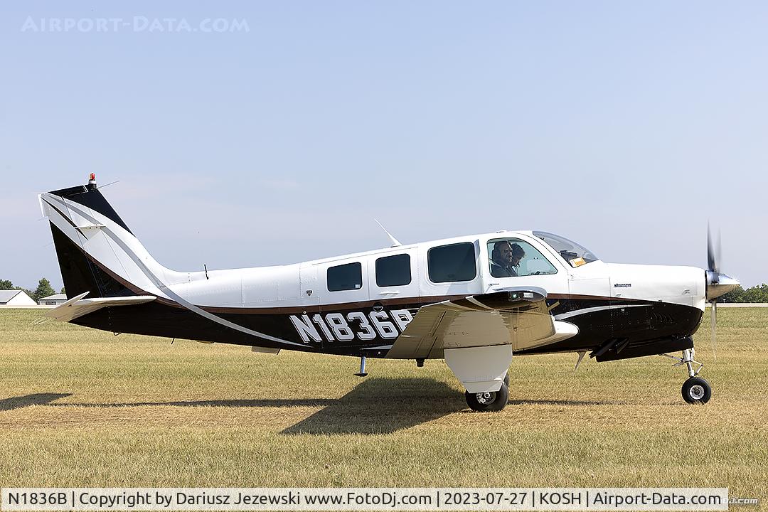 N1836B, 1985 Beech A36 Bonanza 36 C/N E-2270, Beech A36 Bonanza  C/N E-2270, N1836B
