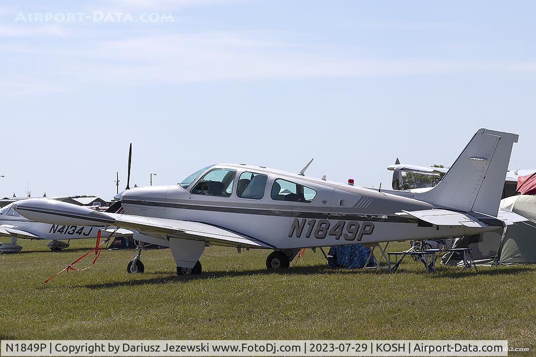 N1849P, 1982 Beech F33A Bonanza C/N CE-974, Beech F33A Bonanza  C/N CE-974, N1849P