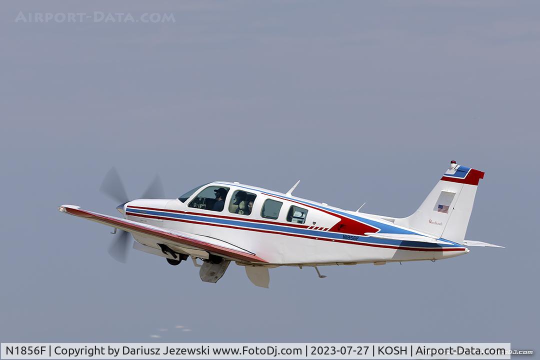 N1856F, 1981 Beech A36 Bonanza 36 C/N E-1931, Beech A36 Bonanza  C/N E-1931, N1856F