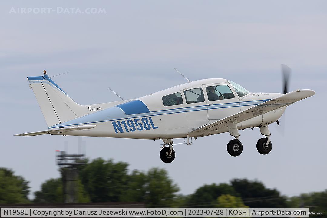 N1958L, 1976 Beech C23 Sundowner 180 C/N M-1840, Beech C23 Sundowner  C/N M-1840, N1958L