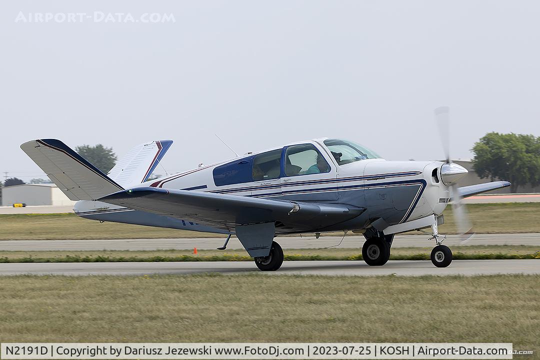 N2191D, 1953 Beech D35 C/N D-3538, Beech D35 Bonanza  C/N D-3538, N2191D