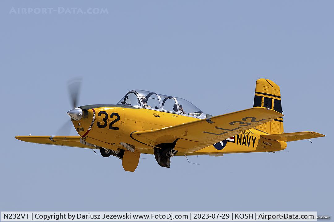 N232VT, 1952 Beech (CCF) T-34A (A45) Mentor C/N CCF34-55, Beech T-34A Mentor  C/N 34-55, N232VT