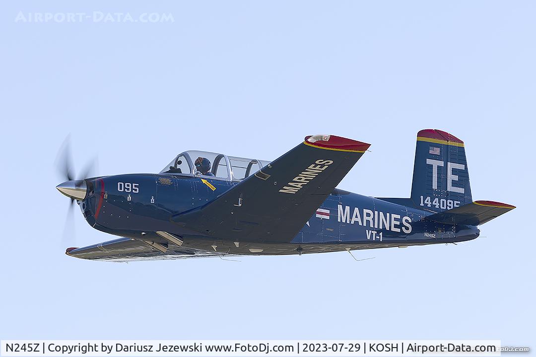 N245Z, 1957 Beech T-34B C/N 144095, Beech A45 (T-34A) Mentor  C/N 144095, N245Z