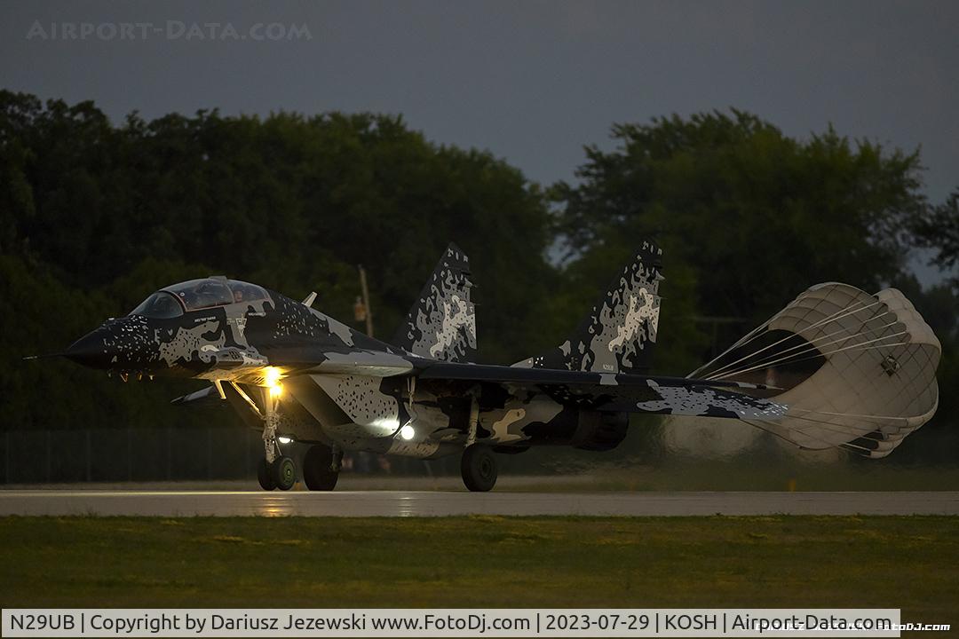 N29UB, 1989 Mikoyan-Gurevich MiG-29UB C/N 50903014896, Mikoyan-Gurevich MiG-29UB  C/N 50903014896, N29UB