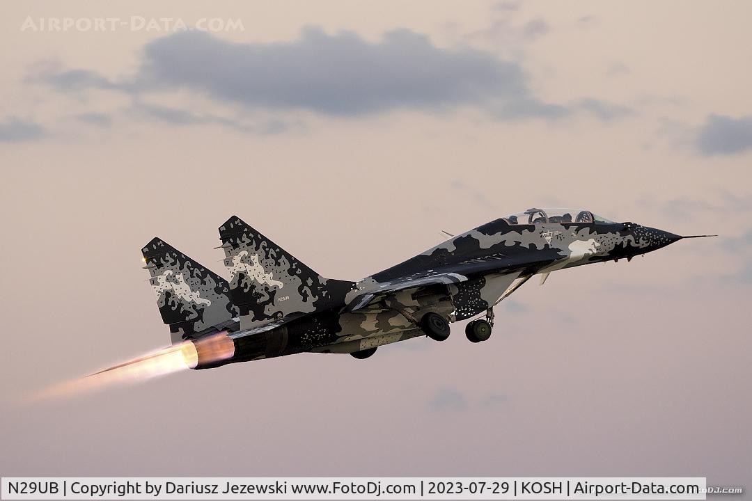 N29UB, 1989 Mikoyan-Gurevich MiG-29UB C/N 50903014896, Mikoyan-Gurevich MiG-29UB  C/N 50903014896, N29UB