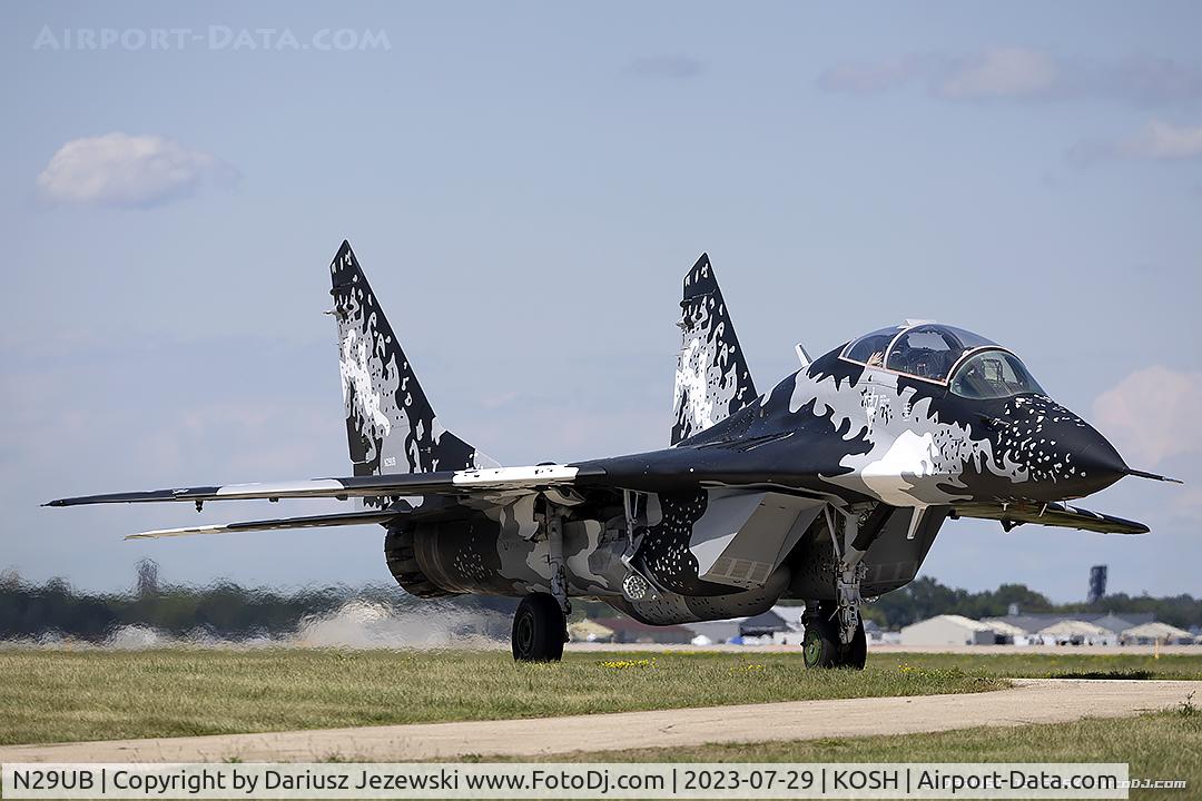 N29UB, 1989 Mikoyan-Gurevich MiG-29UB C/N 50903014896, Mikoyan-Gurevich MiG-29UB  C/N 50903014896, N29UB