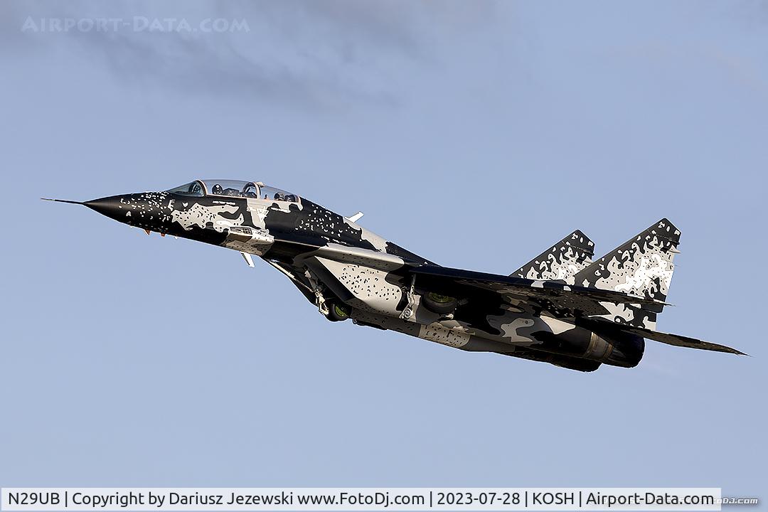 N29UB, 1989 Mikoyan-Gurevich MiG-29UB C/N 50903014896, Mikoyan-Gurevich MiG-29UB  C/N 50903014896, N29UB