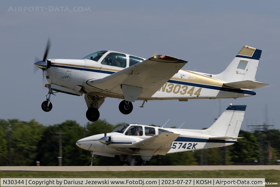 N30344, 1987 Beech F33A Bonanza C/N CE-1111, Beech F33A Bonanza  C/N CE-1111, N30344