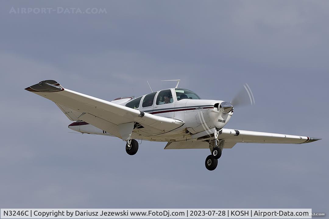 N3246C, 1954 Beech E35 C/N D-3911, Beech E35 Bonanza  C/N D-3911, N3246C