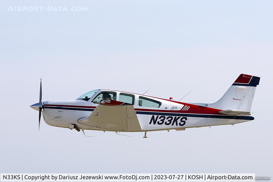 N33KS, 1987 Beech F33A Bonanza C/N CE-1142, Beech F33A Bonanza  C/N CE-1142, N33KS