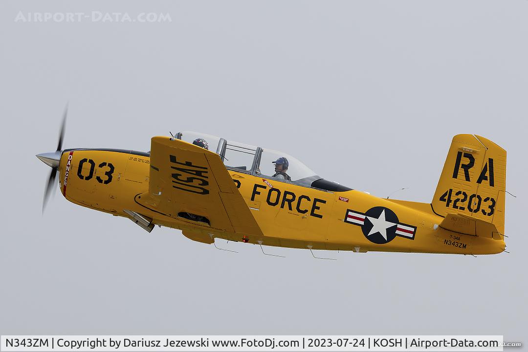 N343ZM, 1955 Beech T-34A Mentor C/N G-303, Beech T-34A Mentor  C/N G-303, N343ZM