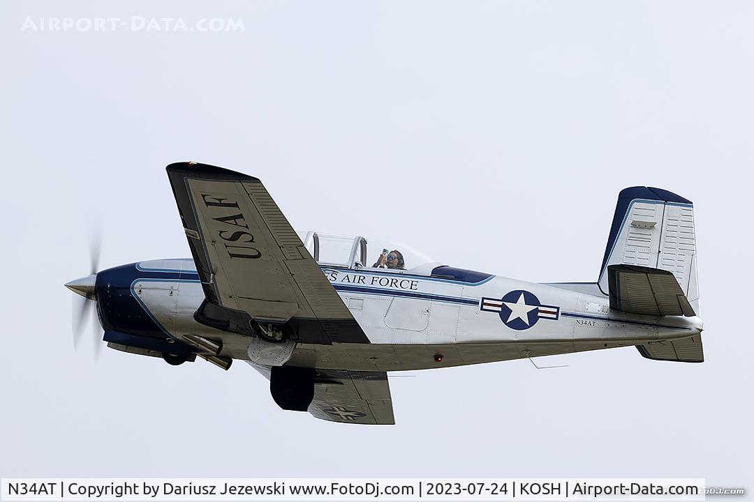 N34AT, 1957 Beech T-34A (A45) Mentor Mentor C/N G-139, Beech A45 (T-34A) Mentor  C/N G-139, N34AT