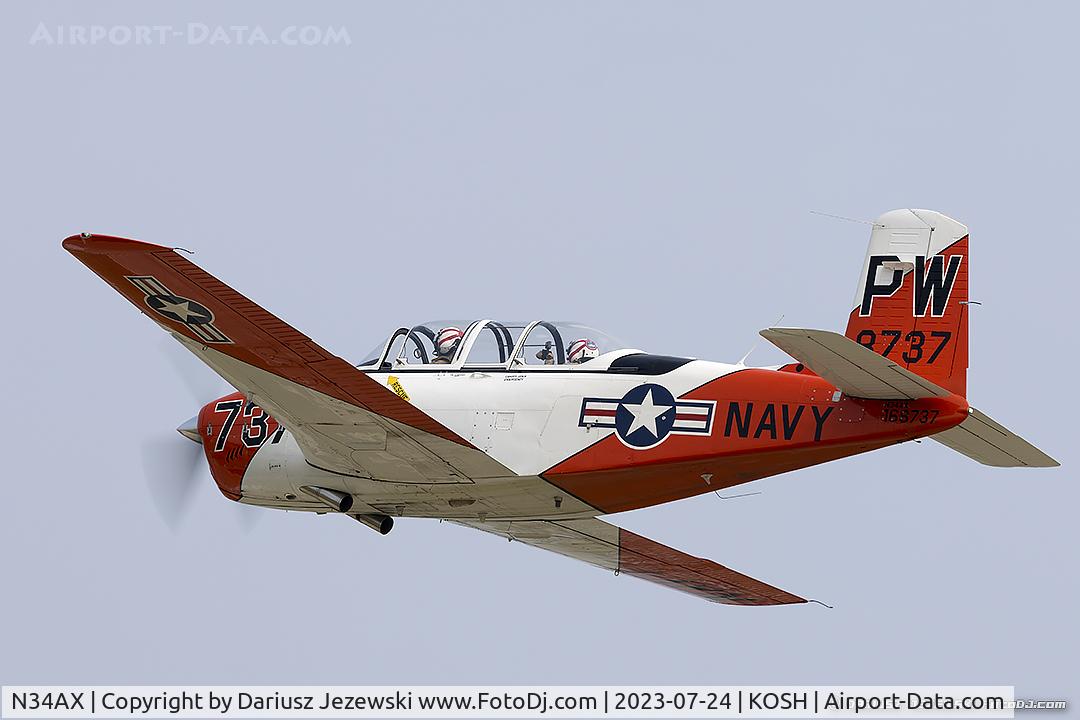 N34AX, 1956 Beech T34 Mentor C/N CG-141, Beech T-34A Mentor  C/N CG-141, N34AX