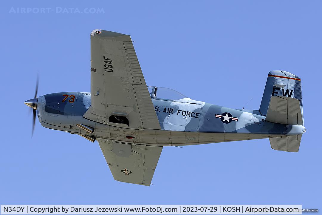 N34DY, 1956 Beech A45 C/N G-730, Beech A45 (T-34A) Mentor  C/N G-730, N34DY